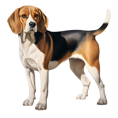 Adesivi beagle - adesivi, auto